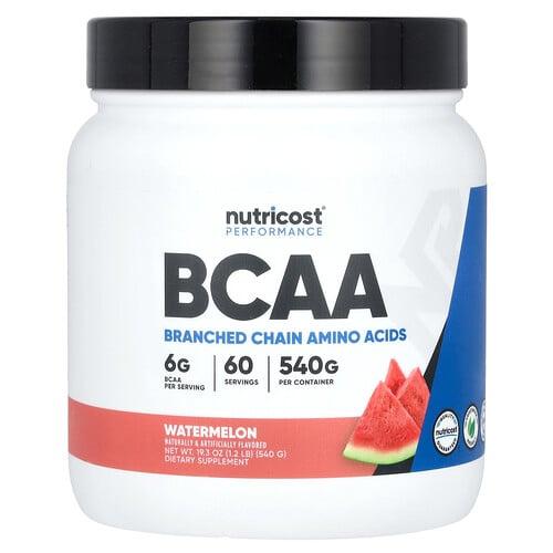 Nutricost Performance Bcaa Watermelon 1 2 Lb 540 G