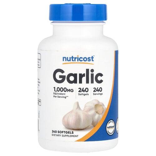 Nutricost Garlic 1 000 Mg 240 Softgels