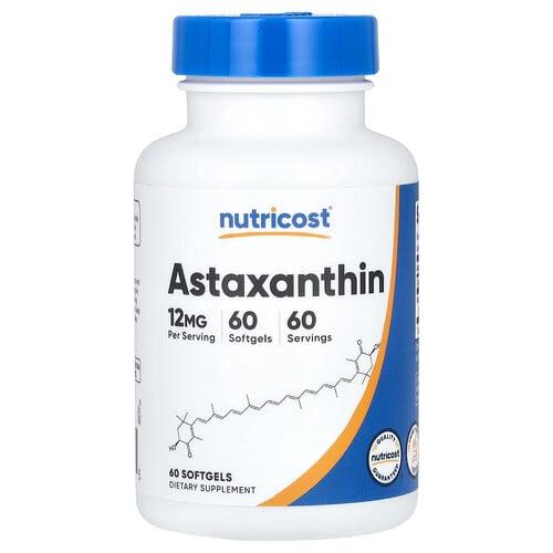 Nutricost Astaxanthin 12 Mg 60 Softgels