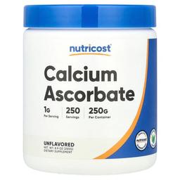 Nutricost Calcium Ascorbate Unflavored 8 9 Oz 250 G