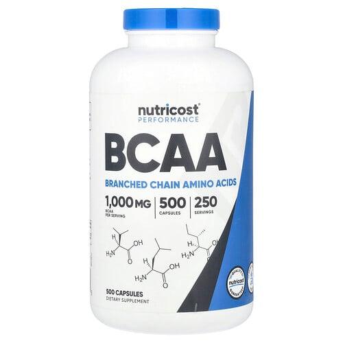 Nutricost Performance Bcaa 500 Capsules 500 Mg Per Capsule