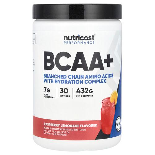 Nutricost Performance Bcaa Raspberry Lemonade 15 4 Oz 432 G