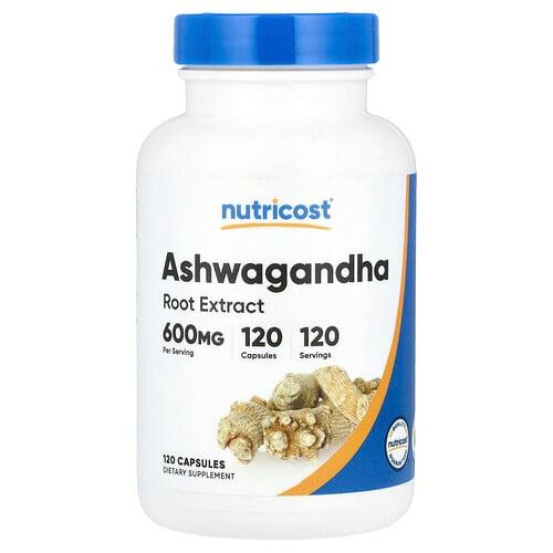 Nutricost Ashwagandha Root Extract 600 Mg 120 Capsules