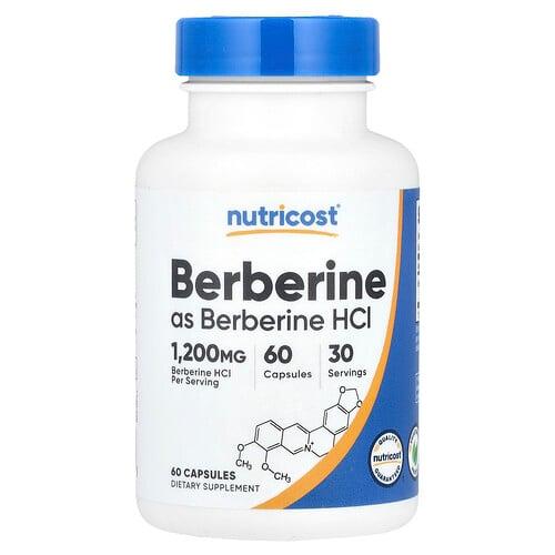 Nutricost Berberine 60 Capsules 600 Mg Per Capsule