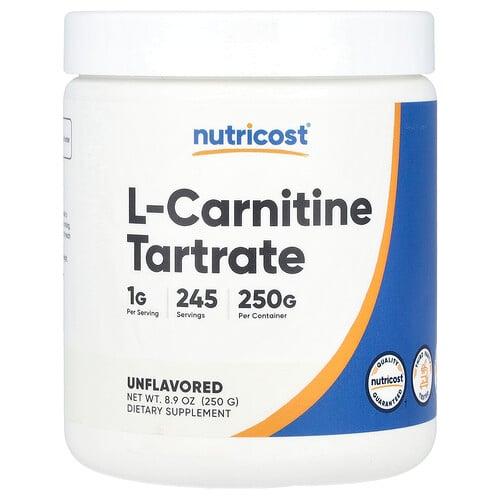 Nutricost L Carnitine Tartrate Unflavored 8 9 Oz 250 G