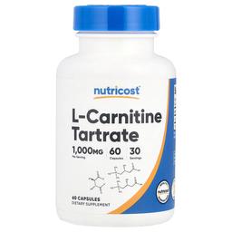 Nutricost L Carnitine Tartrate 60 Capsules 500 Mg Per Capsule