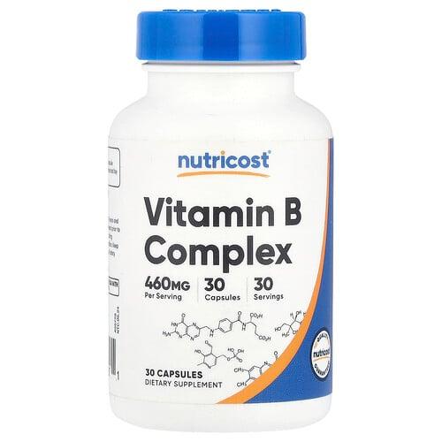 Nutricost Vitamin B Complex 30 Capsules