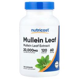 Nutricost Mullein Leaf 120 Capsules 500 Mg Per Capsule