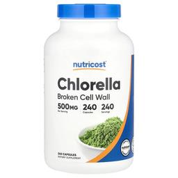 Nutricost Chlorella 500 Mg 240 Capsules