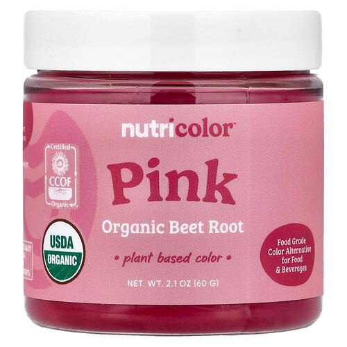 Nutricost Nutricolor Pink Organic Beet Root 2 1 Oz 60 G