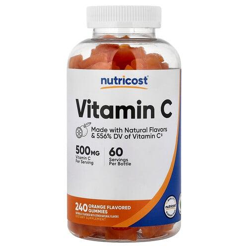 Nutricost Vitamin C Gummies Orange 240 Gummies