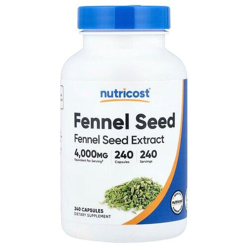 Nutricost Fennel Seed 240 Capsules 200 Mg Per Capsule
