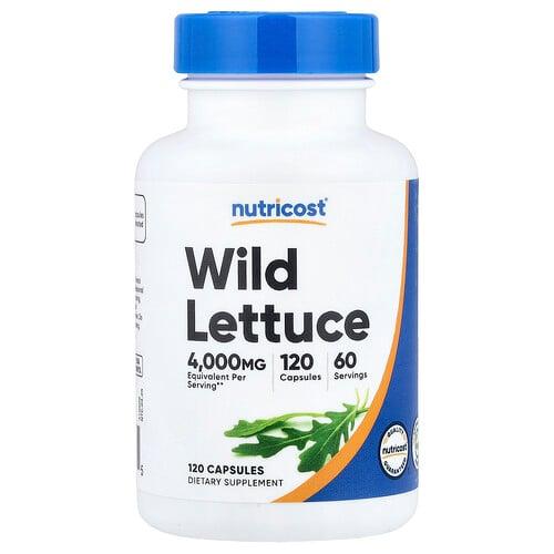 Nutricost Wild Lettuce 120 Capsules 80 Mg Per Capsule