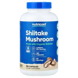 Nutricost Shiitake Mushroom 180 Capsules 500 Mg Per Capsule