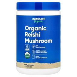Nutricost Organic Reishi Mushroom Unflavored 8 1 Oz 227 G