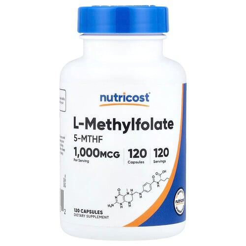 Nutricost L Methylfolate 1 000 Mcg 120 Capsules product image