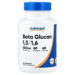 Nutricost Beta Glucan 1 3 1 6 500 Mg 60 Capsules