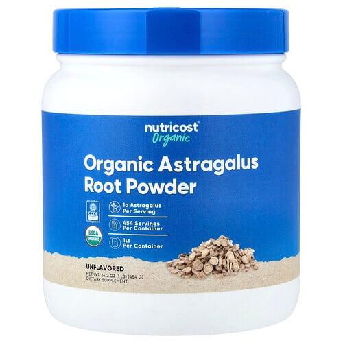 Nutricost Organic Astragalus Root Powder Unflavored 16 2 Oz 454 G