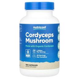 Nutricost Cordyceps Mushroom 180 Capsules 550 Mg Per Capsule