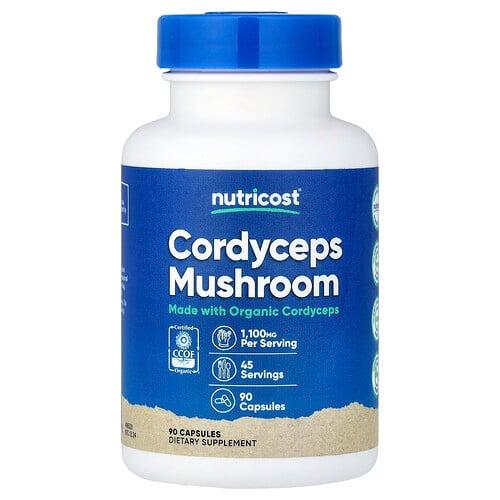Nutricost Cordyceps Mushroom 90 Capsules 550 Mg Per Capsule