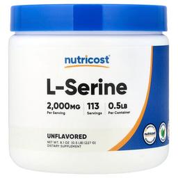 Nutricost L Serine Powder Unflavored 8 1 Oz 227 G