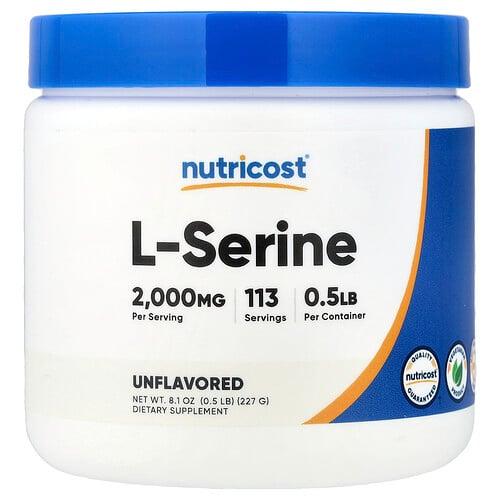 Nutricost L Serine Powder Unflavored 8 1 Oz 227 G