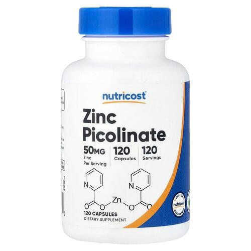 Nutricost Zinc Picolinate 50 Mg 120 Capsules product image