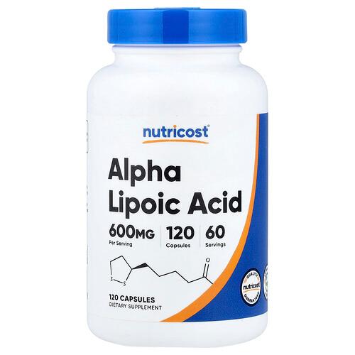 Nutricost Alpha Lipoic Acid 120 Capsules 300 Mg Per Capsule