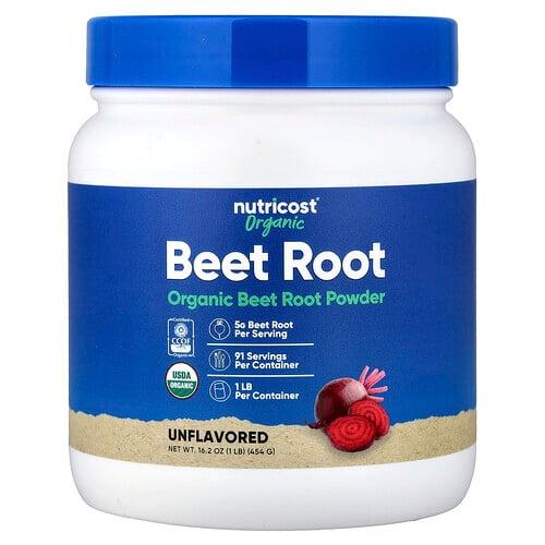 Nutricost Organic Beet Root Powder Unflavored 16 Oz 454 G