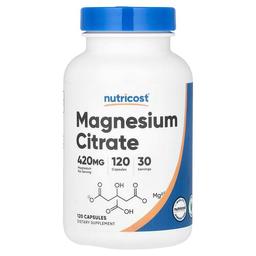 Nutricost Magnesium Citrate 120 Capsules 105 Mg Per Capsule