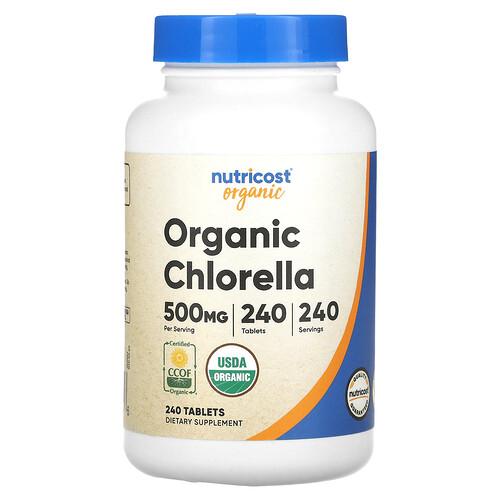 Nutricost Organic Chlorella 500 Mg 240 Tablets