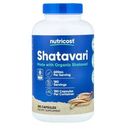 Nutricost Shatavari 600 Mg 180 Capsules