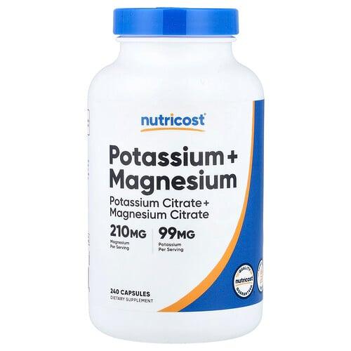 Nutricost Potassium Magnesium 240 Capsules