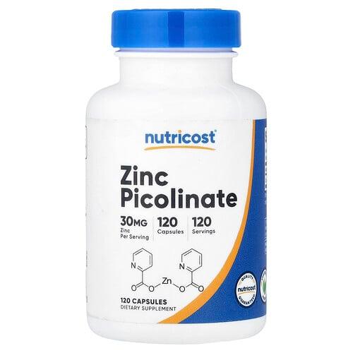 Nutricost Zinc Picolinate 30 Mg 120 Capsules