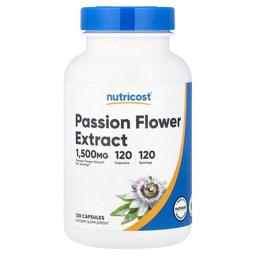 Nutricost Passion Flower Extract 1 500 Mg 120 Capsules