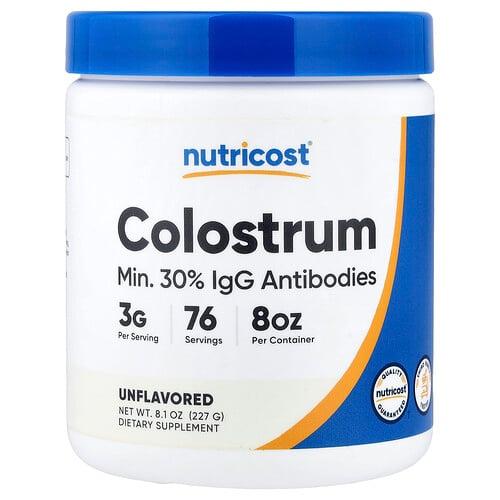 Nutricost Colostrum Unflavored 8 1 Oz 227 G