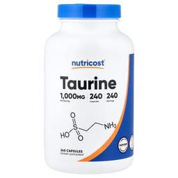 Nutricost Taurine 1 000 Mg 240 Capsules