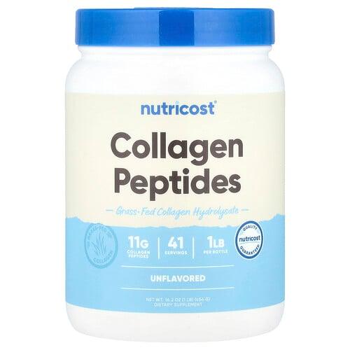 Nutricost Collagen Peptides Unflavored 16 2 Oz 454 G