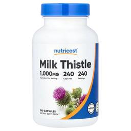 Nutricost Milk Thistle 240 Capsules 250 Mg Per Capsule