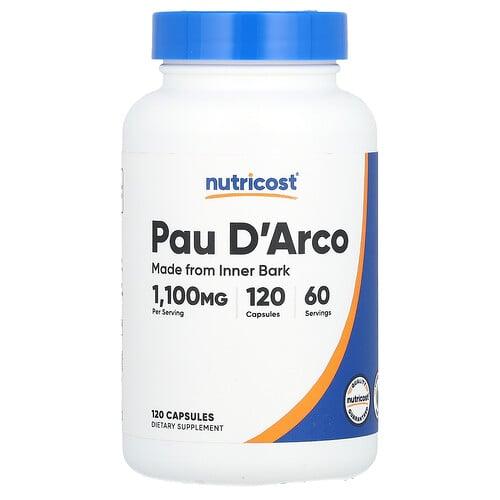 Nutricost Pau D Arco 120 Capsules 550 Mg Per Capsule