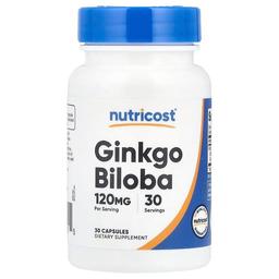 Nutricost Ginkgo Biloba 120 Mg 30 Capsules