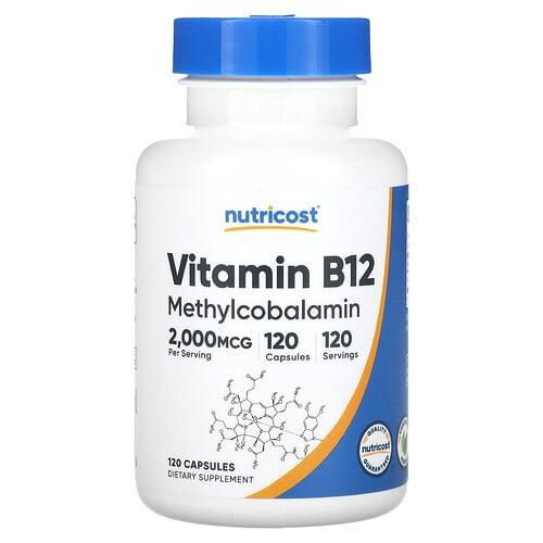 Nutricost Vitamin B12 2 000 Mcg 120 Capsules product image