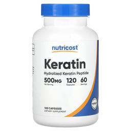 Nutricost Keratin 120 Capsules 250 Mg Per Capsule