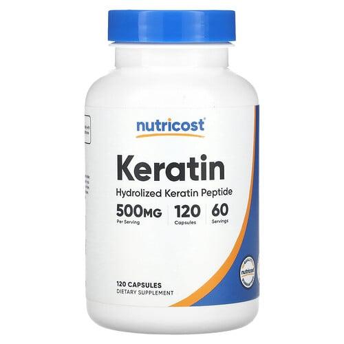 Nutricost Keratin 120 Capsules 250 Mg Per Capsule