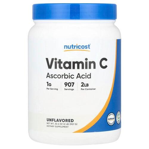 Nutricost Vitamin C Unflavored 32 4 Oz 907 G