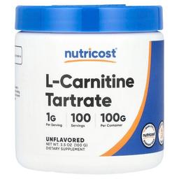 Nutricost L Carnitine Tartrate Unflavored 3 5 Oz 100 G