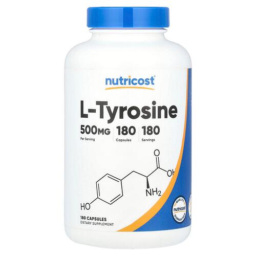 Nutricost L Tyrosine 500 Mg 180 Capsules