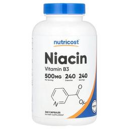Nutricost Niacin 500 Mg 240 Capsules