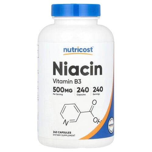 Nutricost Niacin 500 Mg 240 Capsules product image