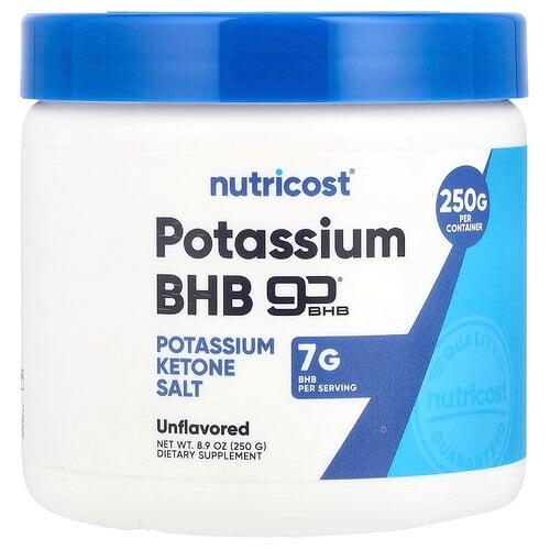 Nutricost Potassium Bhb Gobhb Unflavored 8 9 Oz 250 G
